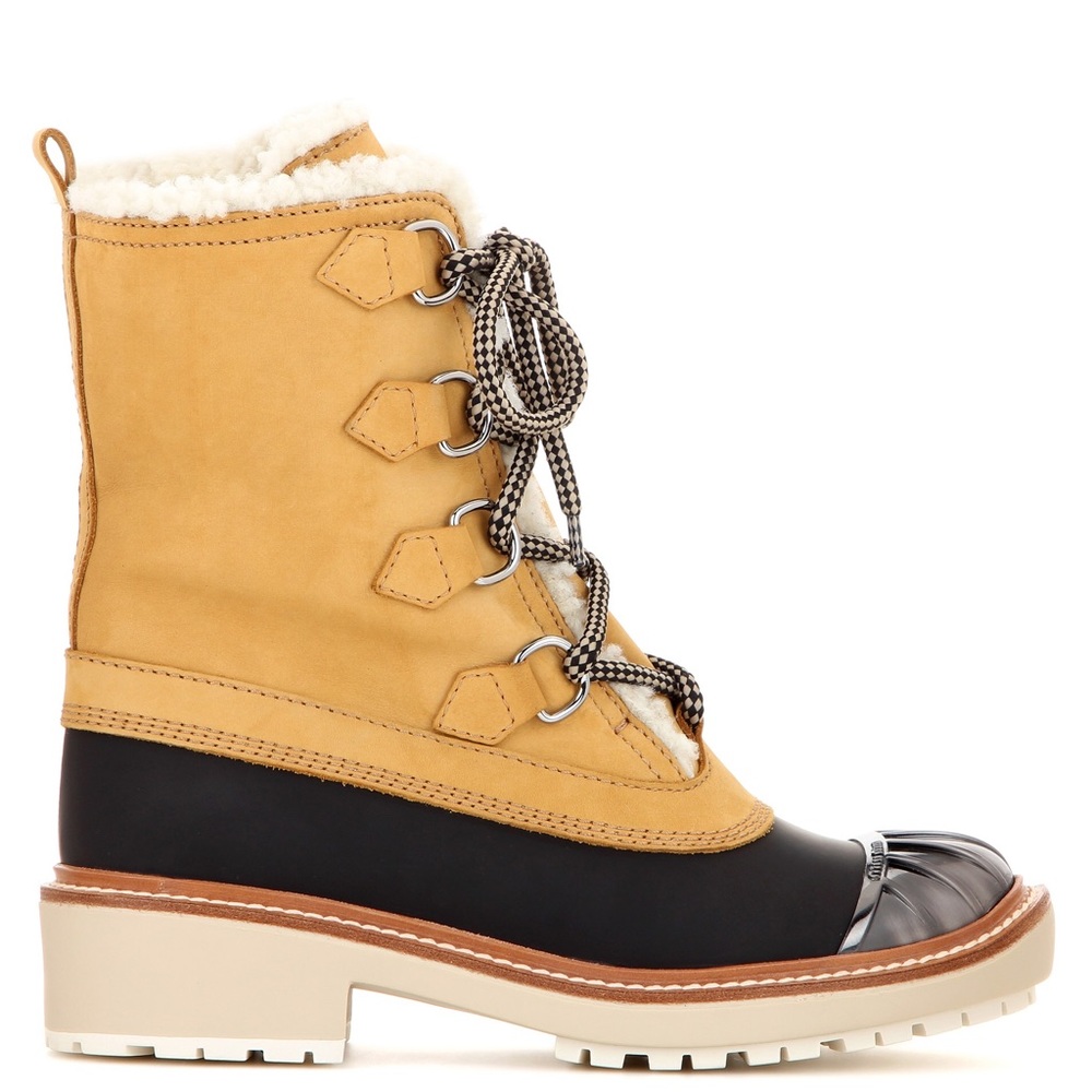 Miu miu leather snow boots - Picture 4 of 5